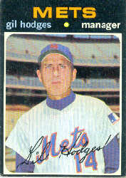 1971 Topps Baseball Cards      183     Gil Hodges MG